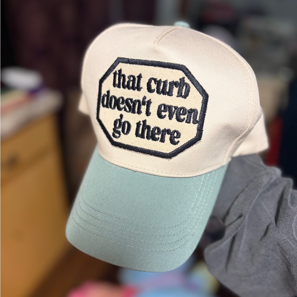 Cream Cotton SnapBack - curb doesn’t even go here